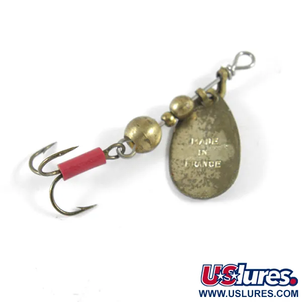 Mepps Aglia 0 Spinnare, Mässing, 2.2g, Vintage Mässingssked, #1326