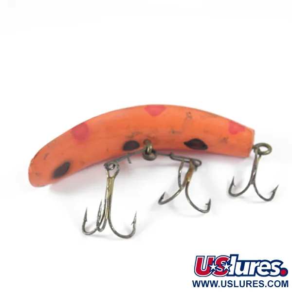 Worden's Lures Flatfish Bete, Orange, 7g, Spreader-Bar-Krok, #1327