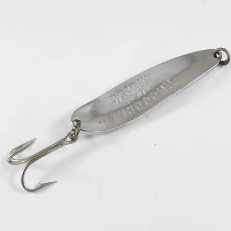 Luhr Jensen Krocodile Die #4 Skeddrag, Nickel/Grön, 17g, Fjäll, #1328