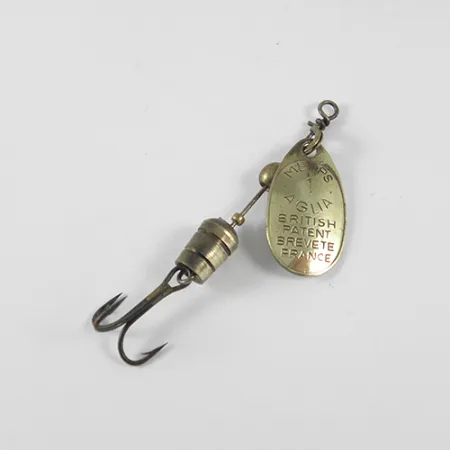 Mepps Aglia 1 Spinnare, Mässing, 3.5g, Vintage-bete, #1341