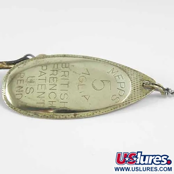 Mepps Aglia 5 Spinnare, Mässing, 14g, Storlek 5, #1345