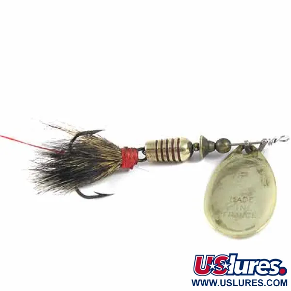 Mepps Aglia 3 dressed Spinnare, Mässing, 7,3g, Ekorrhår, #1349