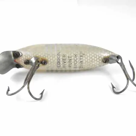 Heddon River Runt Floater, Vit / Grå, 12,5g, Vintage, #1354