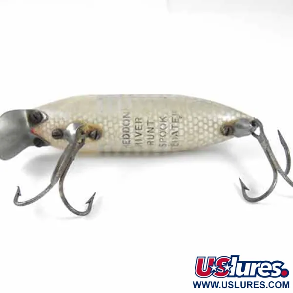Heddon River Runt Floater, Vit / Grå, 12,5g, Vintage, #1354