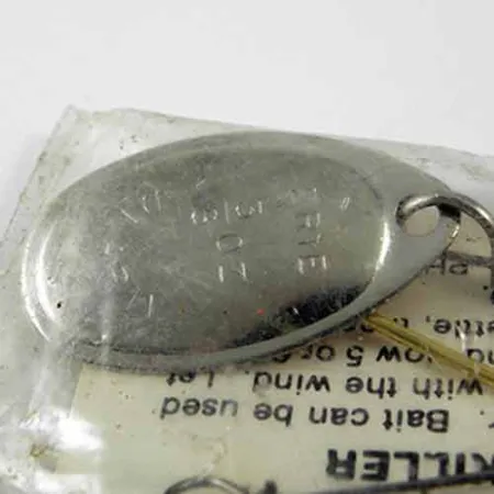 Erie Dearie Walleye Killer Spinnare, Nickel, 9g, USA-tillverkad, #1360