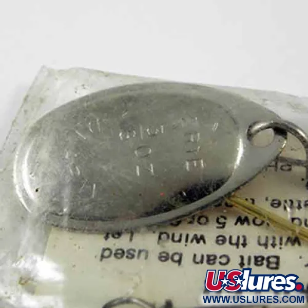 Erie Dearie Walleye Killer Spinnare, Nickel, 9g, USA-tillverkad, #1360