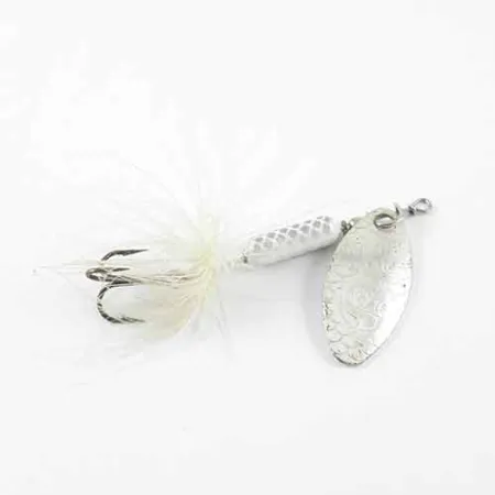 Worden’s Original Rooster Tail Spinnare, Nickel / Vit, 2,6g, #1382