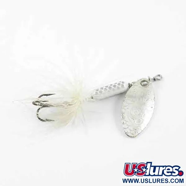 Worden’s Original Rooster Tail Spinnare, Nickel / Vit, 2,6g, #1382