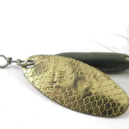 Worden’s Original Rooster Tail 4 Spinnare, Mässing/Grön, 8g, #1391