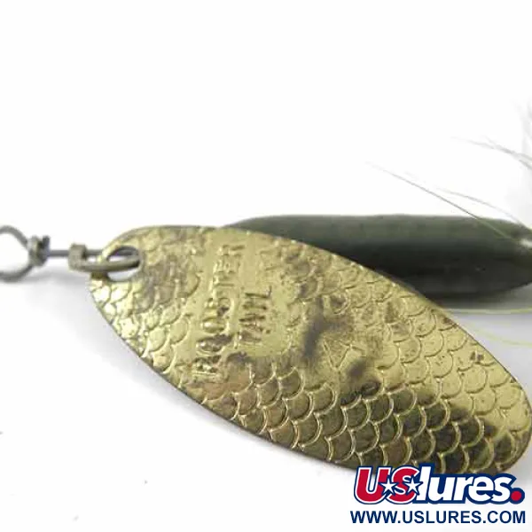 Worden’s Original Rooster Tail 4 Spinnare, Mässing/Grön, 8g, #1391