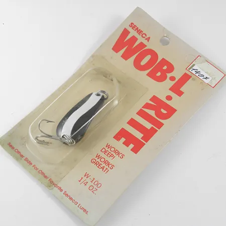 Seneca Wob-L-Rite Skeddrag, Svart / Vit, 7g, Djupt Vatten, #1407