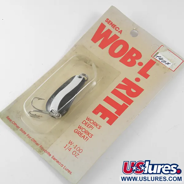 Seneca Wob-L-Rite Skeddrag, Svart / Vit, 7g, Djupt Vatten, #1407