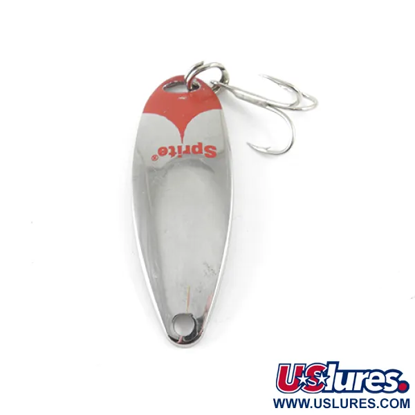 Johnson Sprite Skeddrag, Nickel / Röd, 7g, Vintage, #1425