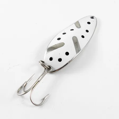 Little Cleo (Hula Girl) Skeddrag, Nickel / Vit, 10g, Vintage, #1441