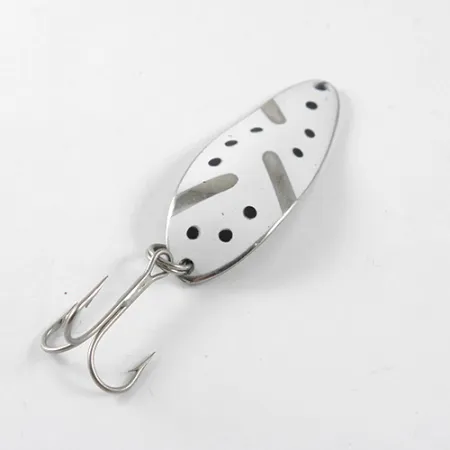 Little Cleo (Hula Girl) Skeddrag, Nickel / Vit, 10g, Vintage, #1441