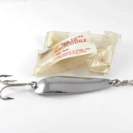 Luhr Jensen Krocodile Skeddrag, Krom, 21g, Långkastande, #1515