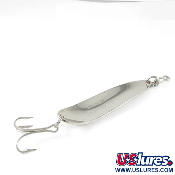 Luhr Jensen Krocodile Skeddrag, Nickel/Orange, 28g, Hamrad, #1531