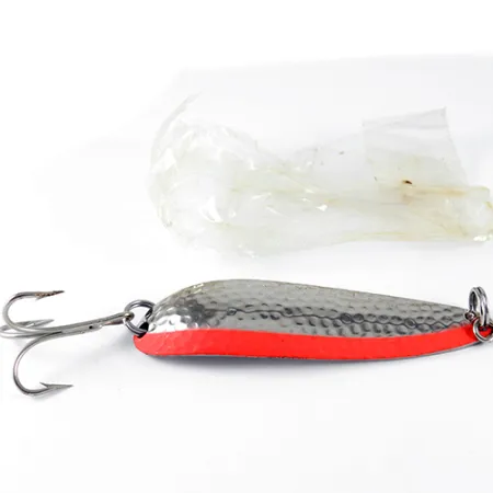 Luhr Jensen Krocodile Skeddrag, Nickel/Orange, 28g, Hamrad, #1531