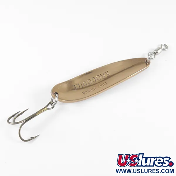 Luhr Jensen Krocodile Skeddrag, Koppar/Röd, 21g, Hamrad, #1535