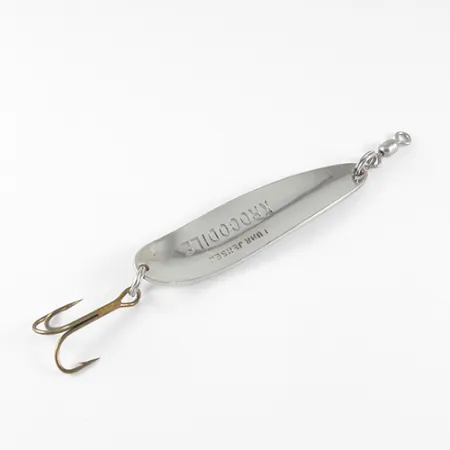 Luhr Jensen Krocodile Skeddrag, Hamrad Nickel / Röd, 14g, #1537