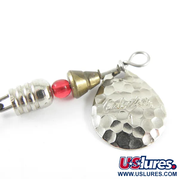 Cabela's 1 Spinnare, Nickel, 4g, hamrat skedblad, #1542