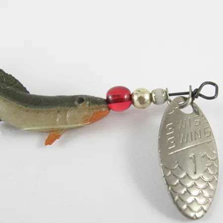 Renosky Lures Swiss Swing 1 Spinnare, Nickel, 2.5g, Jiggkropp, #1545