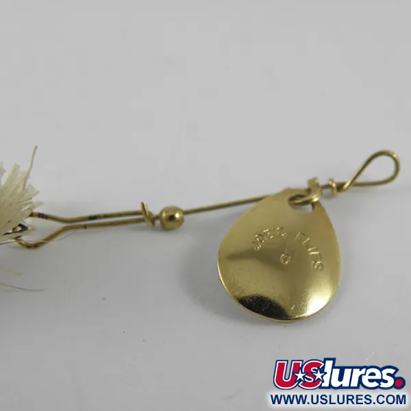 Joe's Flies Spinnare, Guld, 1g, Fjädertrailer, #1552