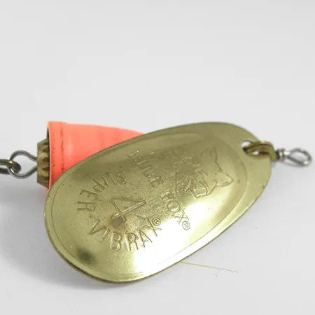 Blue Fox Super Vibrax 4 Spinnare, Mässing / Orange, 10,5g, Finland, #1617