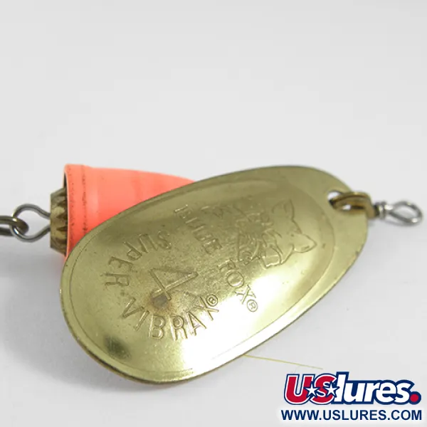 Blue Fox Super Vibrax 4 Spinnare, Mässing / Orange, 10,5g, Finland, #1617