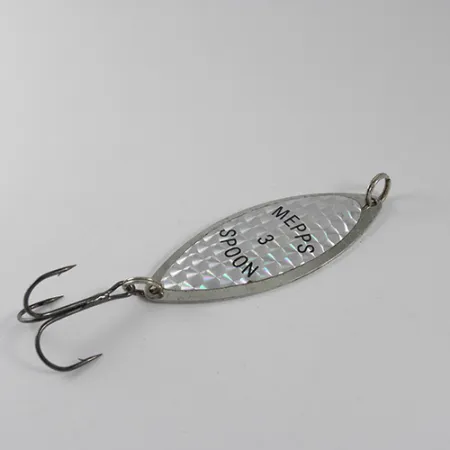 Mepps Spoon 3 Skeddrag, Nickel, 12g, Hamrad Yta, #1624