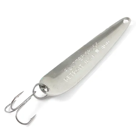 Dardevle Flutter-Chuck Släpsked, Nickel/Röd, 8g, Vintage, #1665