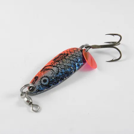 Luhr Jensen Krocodile Skeddrag, Abborre, 9g, Silverbaksida, #1688