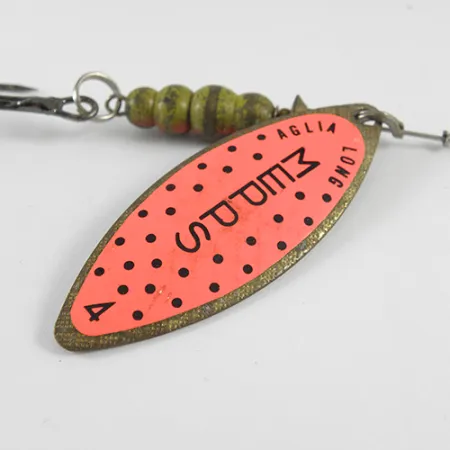 Mepps Aglia Long 4 Spinnare, Mässing/Orange, 17g, Pilbladssked, #1703