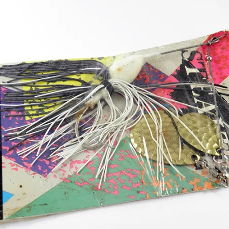 Jackson Stealth Spinnerbait, Hamrad mässing, 28g, Dubbla skedar, #1709