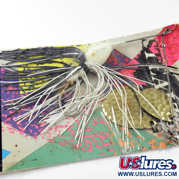 Jackson Stealth Spinnerbait, Hamrad mässing, 28g, Dubbla skedar, #1709