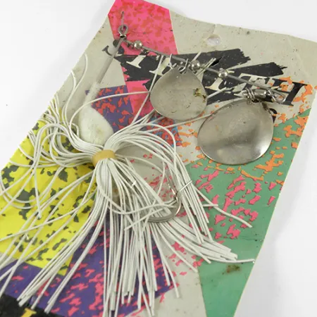 Jackson Stealth Spinnerbait, Mässing / Vit, 21g, JDM-drag, #1710