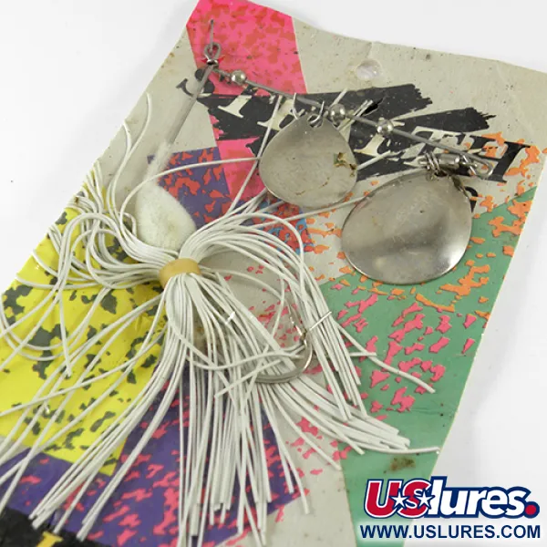 Jackson Stealth Spinnerbait, Mässing / Vit, 21g, JDM-drag, #1710