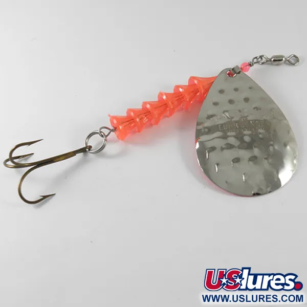Luhr Jensen Dave Davis Spinnare, Orange/Nickel, 17g, Hamrad, #1712