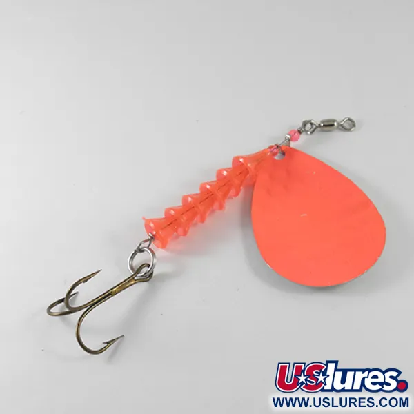 Luhr Jensen Dave Davis Spinnare, Orange/Nickel, 17g, Hamrad, #1712