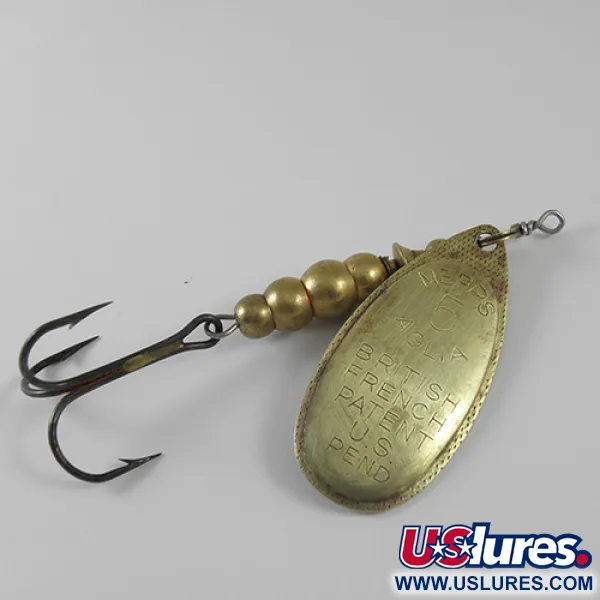 Mepps Aglia 5 Spinnare, Mässing, 14g, Stämplat skedblad, #1719