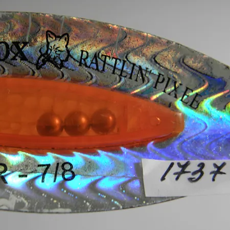 Blue Fox Rattlin Pixee Skeddrag, Rainbow/Fluor. Orange, 25g, #1737