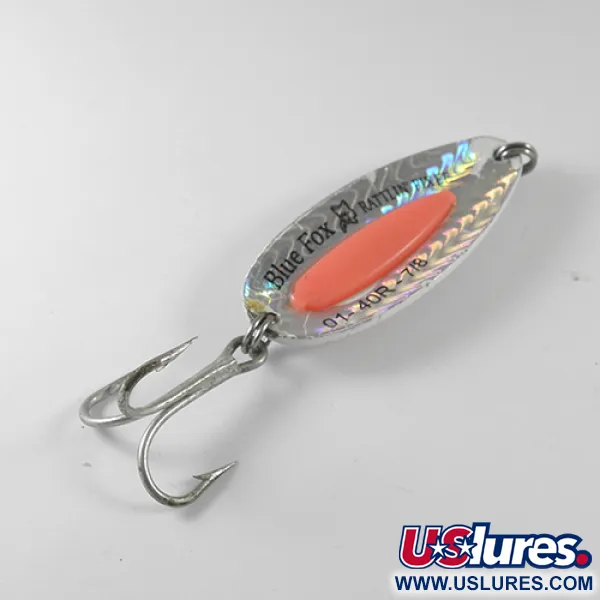 Blue Fox Rattlin Pixee Skeddrag, Rainbow Nickel/Orange, 25g, #1738