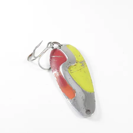 Kush Spoon Skeddrag, Röd / Gul / Nickel, 9g, S-kurva, #1743