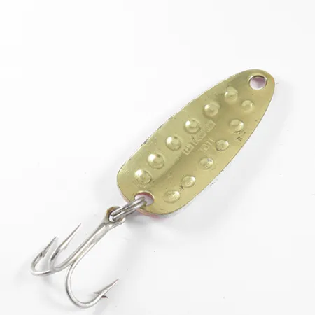 Len Thompson #11 Skeddrag, Röd/Vit/Mässing, 14g, Gropar, #1747