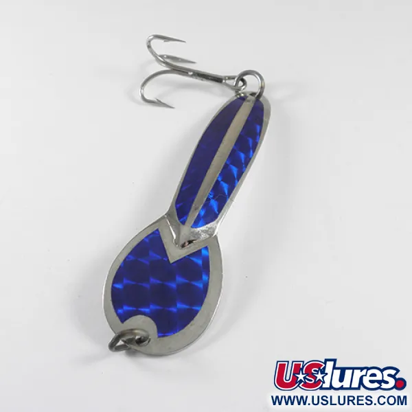 Glen Evans Loco 4 Skeddrag, Nickel / Blå, 9g, Prismatisk, #1750