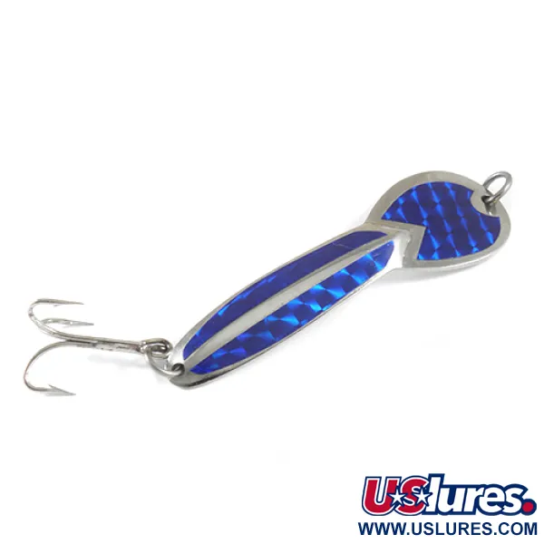Glen Evans Loco 4 Skeddrag, Nickel / Blå, 9g, Prismatisk, #1750