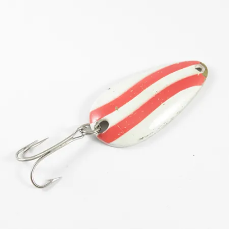 Balo 3 Skeddrag, Vit / Röd / Mässing, 14g, Vintagedesign, #1769