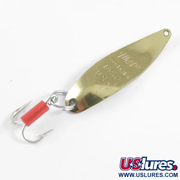 Mepps Syclops 00 Skeddrag, Guld / Röd, 3,5 g, S-form, #1790