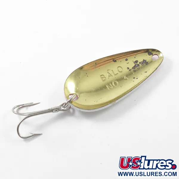 Balo 3 Skeddrag, Röd / Vit / Mässing, 14g, Mässingskropp, #1798