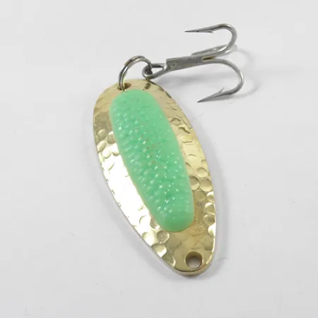 Blue Fox Pixee Skeddrag, Gold / Fluorescent Green, 14g, #1800